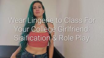 Wear Lingerie To Class For Your CO-ED GF (Freya Reign)