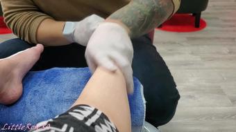 Riley Cyriis Ballerina Teen Gets A Pedicure (Riley Cyriis)