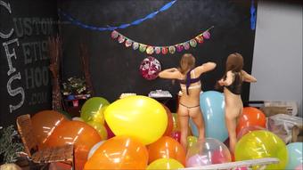 Julie n Kim Trash Birthday Party Setup (Custom Fetish)