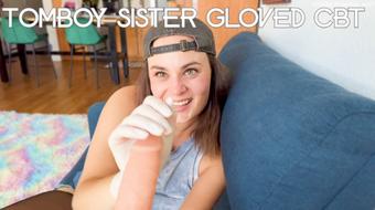 Tomboy Sister Gloved CBT (Nina Crowne)