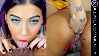 POV PUSSY LICKING! FINGER ASS! LESBIAN PARTIES (Xlivestudio)