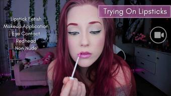 Trying On Lipsticks - 1080p (VioletOctober)