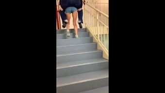 Lora Carries 210# Man Up 3 Flights - November 14, 2021 (Lora Cross)