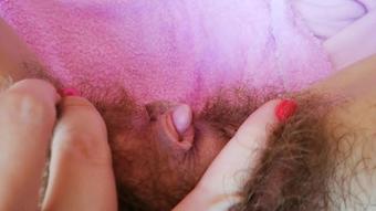 Cuteblonde666 Close Up Clit Hood Scretching Pulling (cuteblonde666)