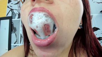 Saliva Sensation Fiend: Addicted to the Feeling of Spit Sens (Coconutsex)