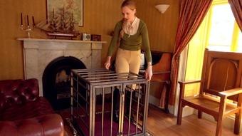 Ariel Anderssen Riding Boot Gets Stuck In My Cage (Ariel Anderssen)