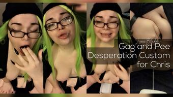 Gag and Pee Desperation Custom for Chris (Lexxiblakk)