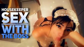 hot maid having sex with the boss - February 17, 2020 (Emanuelly Raquel)