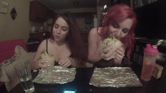 12. BURRITO EATING CONTEST girl girl (HARPERMADI)