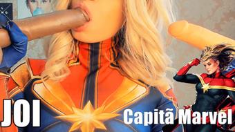 Captain Marvel Joi creampie in pussy - April 23, 2019 (Emanuelly Raquel)