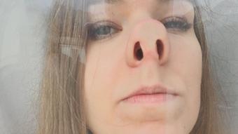 Nose, Lips Against Glass & Silly Faces (Goddess Vanessa)