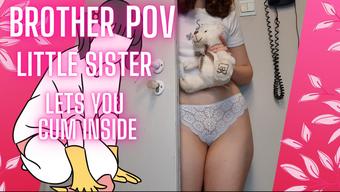Brother comforts and fucks little Sister - February 26, 2022 (WetSchoolGirl)