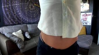 Belly Button Teasing (LauranVickers)