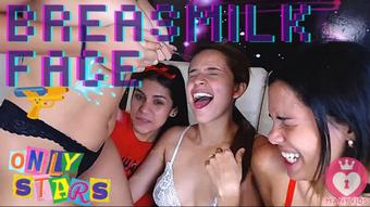 Onlystars Girls Get Their Breast Milk On The Face (onlystars)
