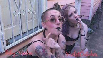 Goth Girls Make You Their Ashtray (VioletOctober)