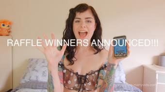 RAFFLE WINNERS ANNOUNCED (Molly Darling)