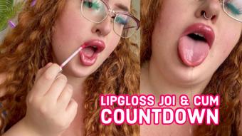 DELETING 1/10 - Lip Gloss Cum Countdown JOI - June 07, 2021 (Gwen Adora)