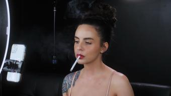 Smoking Close-up 12 (Dani Lynn)