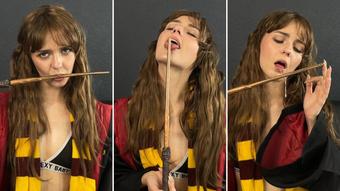 Hogwarts Legacy - Hermione's oral tricks - Mar 6, 2023 (Lil cosplay slut)