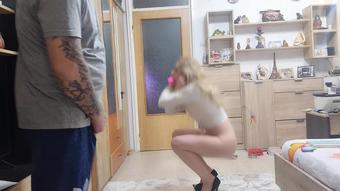 Kinkyporncpl Ear Punishment Situps And Murga Position (KinkyPornCpl)