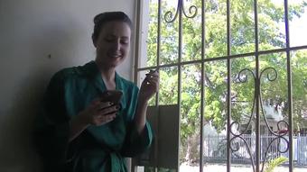 Helena Smoking 1 - Thinking about (Helenas Cock Quest)