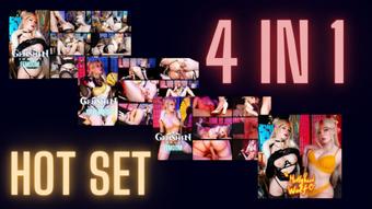 Ning Guang.3 videos + photoset (MollyRedWolf)