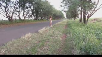 Misssweetteen Naked On The Road (misssweetteen)