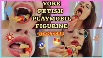 VORE FETISH PLAYMOBIL FIGURINE UVULA EATEN BY GIANTESS (Shanaxnow)