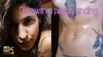 Sweaty striptease on first date (kristenwylde)