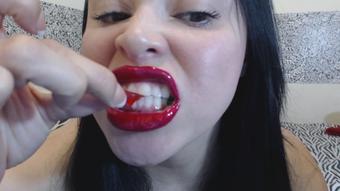 Eating gummy bears (PrincessDi)