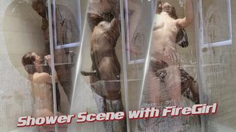Sexy shower scene with Firegirl (shadowdimitri)