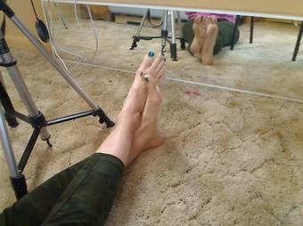 Longtoesally 1 3 19 Mirror Mirror Look Down View (LongToeSally)