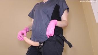 Doctor Prostate Exam & StrapOn Fucks You (Nina Crowne)