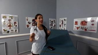 BTS before filming 'Lora's Gyno Exam - November 29, 2020 (Lora Cross)