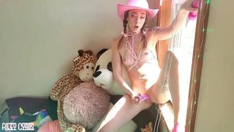 Riley Cyriis Cowgirl Teen Teases And Plays In Her Win (Riley Cyriis)