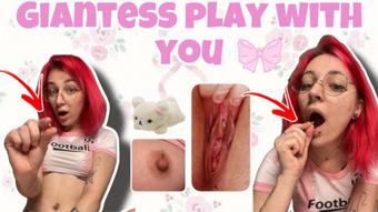 GIANTESS PLAYS WITH TINY BOY (cutielanalova)