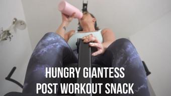 A Post Workout Snack For a Hungry Giantess - August 26, 2023 (SashaCurves)
