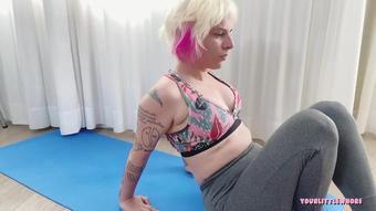 Farting On Leggings During Yoga (Lily Ann X)