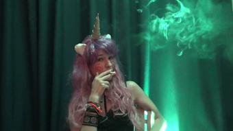 Halloween Smoking (Goddess Vanessa)