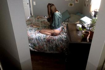 Little Sister Voyeur Cam (Hazel Simone)