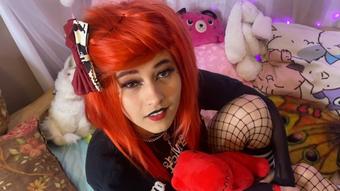 Belchy Emo Girl Worships Cock Burp/BJ (kitsune_foreplay)