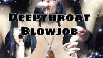 Blowjob Dildo and Gaging (Gypsy Maya)