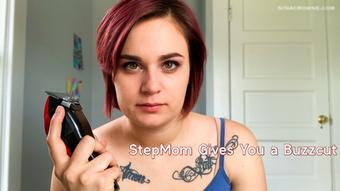 StepMom Gives You a Buzzcut (Nina Crowne)
