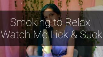 Smoking to Relax: Bj and Smoking (Freya Reign)