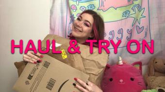 satin haul and try on (pinkbaby24)