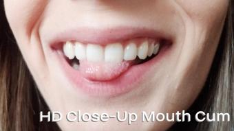 HD Close-Up Mouth Cum (Nina Crowne)