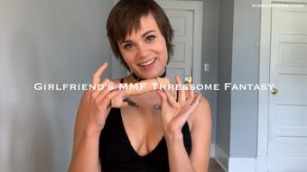 Girlfriend's MMF Threesome Fantasy (Nina Crowne)