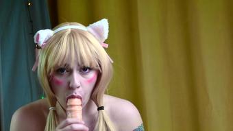 Spookyboogie - Vanilla Nekopara Teases Pussy And Ass - Manyv (SpookyBoogie)