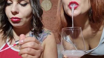 Gag With Collecting Spit And Cover Faces (WondersGirlsX)