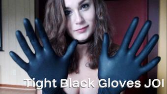 Tight Black Gloves JOI (Nina Crowne)